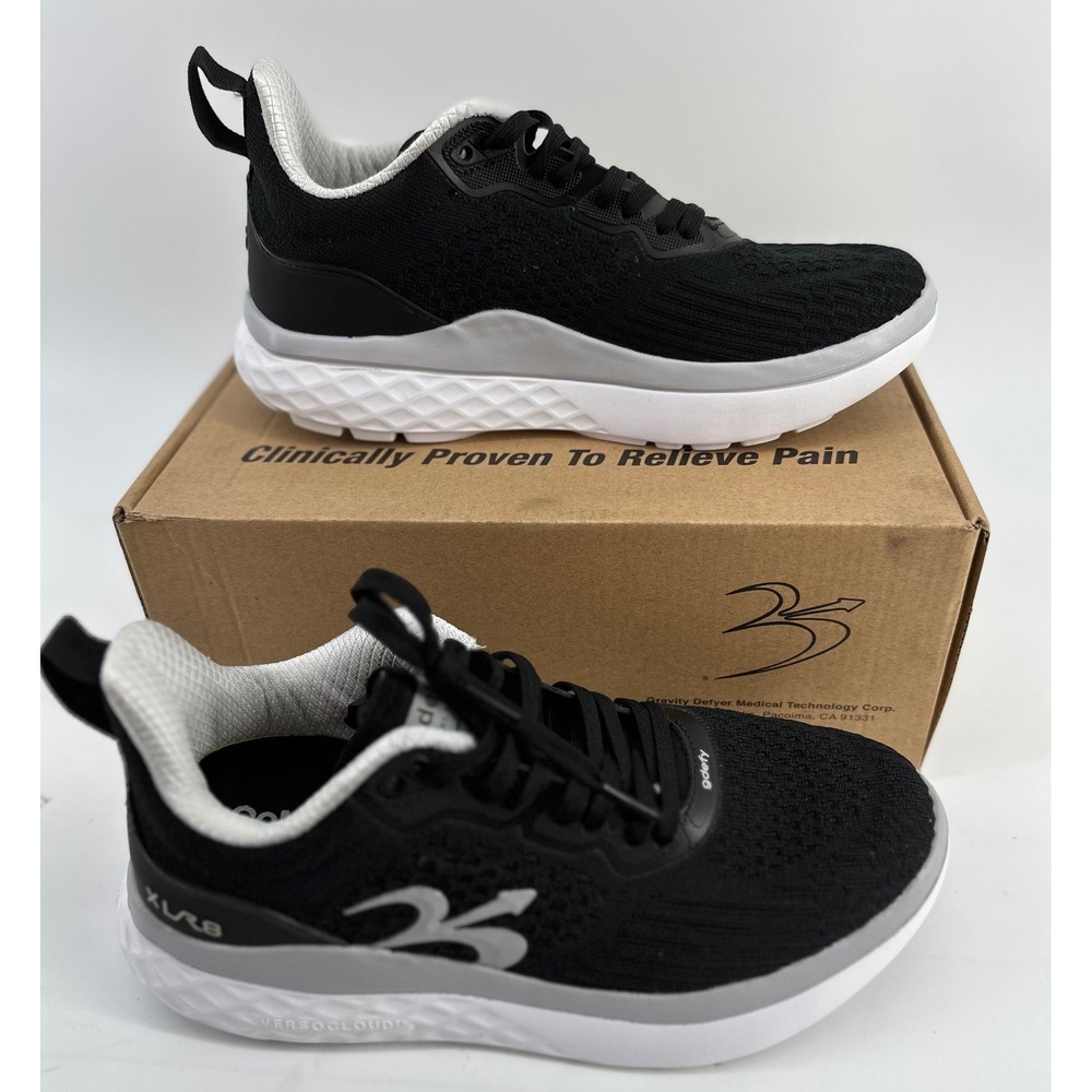 Gravity Defyer XLR8 RUN Women's Black Silver Athletic Shoes Sz 8.5‎ Comfortable